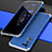 Oppo Find X3 Lite 5G用360度 フルカバー ケース 高級感 手触り良い アルミメタル 製の金属製 M01 Oppo シルバー・ネイビー