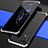 Oppo Find X3 Lite 5G用360度 フルカバー ケース 高級感 手触り良い アルミメタル 製の金属製 M01 Oppo シルバー・ブラック