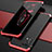 Oppo Find X3 Lite 5G用360度 フルカバー ケース 高級感 手触り良い アルミメタル 製の金属製 M01 Oppo レッド・ブラック