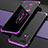 Oppo Find X3 Lite 5G用360度 フルカバー ケース 高級感 手触り良い アルミメタル 製の金属製 M01 Oppo パープル・ブラック