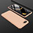 Oppo K1用ハードケース プラスチック 質感もマット 前面と背面 360度 フルカバー Oppo ゴールド