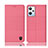 Oppo K10X 5G用手帳型 布 スタンド H12P Oppo ピンク