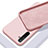 Oppo K5用360度 フルカバー極薄ソフトケース シリコンケース 耐衝撃 全面保護 バンパー S02 Oppo ピンク