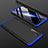 Oppo K5用ハードケース プラスチック 質感もマット 前面と背面 360度 フルカバー M01 Oppo ネイビー・ブラック
