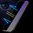 Oppo K7x 5G用強化ガラス フル液晶保護フィルム アンチグレア ブルーライト Oppo ブラック