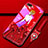 Oppo R15X用ハイブリットバンパーケース プラスチック ドレスガール ドレス少女 鏡面 カバー M01 Oppo レッド