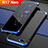 Oppo R17 Neo用ケース 高級感 手触り良い メタル兼プラスチック バンパー M01 Oppo ネイビー・ブラック