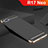 Oppo R17 Neo用ケース 高級感 手触り良い メタル兼シリコン バンパー M02 Oppo ブラック