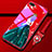 Oppo R17 Neo用ハイブリットバンパーケース プラスチック ドレスガール ドレス少女 鏡面 カバー M01 Oppo グリーン