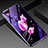 Oppo R17 Neo用ハイブリットバンパーケース プラスチック 鏡面 花 カバー M04 Oppo ピンク
