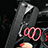 Oppo R17 Neo用シリコンケース ソフトタッチラバー レザー柄 アンド指輪 マグネット式 T02 Oppo 