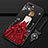 Oppo R17 Neo用シリコンケース ソフトタッチラバー バタフライ ドレスガール ドレス少女 カバー M02 Oppo 