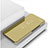 Oppo R17 Pro用手帳型 レザーケース スタンド 鏡面 カバー M01 Oppo ゴールド