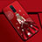 Oppo R17 Pro用シリコンケース ソフトタッチラバー バタフライ ドレスガール ドレス少女 カバー S01 Oppo ワインレッド