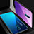 Oppo Realme X用ハイブリットバンパーケース プラスチック 鏡面 虹 グラデーション 勾配色 カバー Oppo 