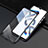 Oppo Reno Ace用ケース 高級感 手触り良い アルミメタル 製の金属製 360度 フルカバーバンパー 鏡面 カバー M08 Oppo ブラック