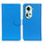 Oppo Reno11 5G用手帳型 レザーケース スタンド カバー A03D Oppo ブルー