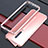 Oppo Reno2用ケース 高級感 手触り良い アルミメタル 製の金属製 バンパー カバー Oppo ピンク