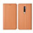 Oppo Reno2用手帳型 レザーケース スタンド カバー L01 Oppo オレンジ