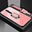 Oppo Reno2 Z用ハイブリットバンパーケース プラスチック 鏡面 カバー アンド指輪 マグネット式 Oppo ピンク