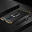 Oppo Reno2 Z用ケース 高級感 手触り良い メタル兼プラスチック バンパー アンド指輪 A01 Oppo ブラック