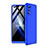 Oppo Reno4 4G用ハードケース プラスチック 質感もマット 前面と背面 360度 フルカバー Oppo ネイビー