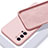 Oppo Reno4 5G用360度 フルカバー極薄ソフトケース シリコンケース 耐衝撃 全面保護 バンパー C01 Oppo ピンク