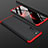Oppo Reno4 Pro 4G用ハードケース プラスチック 質感もマット 前面と背面 360度 フルカバー M01 Oppo レッド・ブラック
