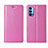 Oppo Reno4 Pro 5G用手帳型 レザーケース スタンド カバー T01 Oppo ピンク