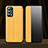 Oppo Reno5 5G用手帳型 レザーケース スタンド カバー L01 Oppo イエロー