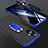 Oppo Reno7 Lite 5G用ハードケース プラスチック 質感もマット アンド指輪 マグネット式 GK1 Oppo ネイビー・ブラック