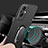 Oppo Reno7 Lite 5G用ハードケース プラスチック 質感もマット アンド指輪 マグネット式 Oppo 