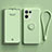 グリーン Oppo Reno8 Pro 5G用極薄ソフトケース シリコンケース 耐衝撃 全面保護 アンド指輪 マグネット式 バンパー Oppo グリーン