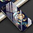 Oppo RX17 Neo用ハイブリットバンパーケース プラスチック 鏡面 花 カバー M03 Oppo 