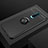 Oppo RX17 Pro用極薄ソフトケース シリコンケース 耐衝撃 全面保護 アンド指輪 マグネット式 バンパー T02 Oppo ブラック