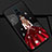 Oppo RX17 Pro用シリコンケース ソフトタッチラバー バタフライ ドレスガール ドレス少女 カバー S01 Oppo レッド・ブラック