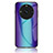 ネイビー Realme 11 Pro 5G用ハイブリットバンパーケース プラスチック 鏡面 虹 グラデーション 勾配色 カバー LS2 Realme ネイビー