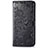 Realme 6i用手帳型 レザーケース スタンド カバー L01 Realme ブラック