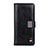 Realme 7用手帳型 レザーケース スタンド カバー L08 Realme ブラック