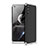 Realme 7 Pro用ハードケース プラスチック 質感もマット 前面と背面 360度 フルカバー Realme シルバー・ブラック