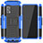 Realme 7 Pro用ハイブリットバンパーケース スタンド プラスチック 兼シリコーン カバー A01 Realme 