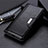 Realme 7i用手帳型 レザーケース スタンド カバー L02 Realme ブラック