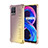 Realme 8 Pro用極薄ソフトケース グラデーション 勾配色 クリア透明 Realme イエロー