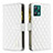 Realme 9 5G用手帳型 レザーケース スタンド カバー B12F Realme ホワイト