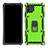 Realme C11用ハイブリットバンパーケース プラスチック アンド指輪 マグネット式 S01 Realme ライトグリーン