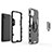 Realme C11用ハイブリットバンパーケース プラスチック アンド指輪 マグネット式 Realme 