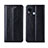 Realme C15用手帳型 レザーケース スタンド カバー L01 Realme ブラック