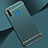 Realme C3用ケース 高級感 手触り良い メタル兼プラスチック バンパー M01 Realme ブルー