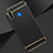 Realme C3用ケース 高級感 手触り良い メタル兼プラスチック バンパー M01 Realme ブラック