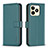 Realme C51用手帳型 レザーケース スタンド カバー B16F Realme グリーン